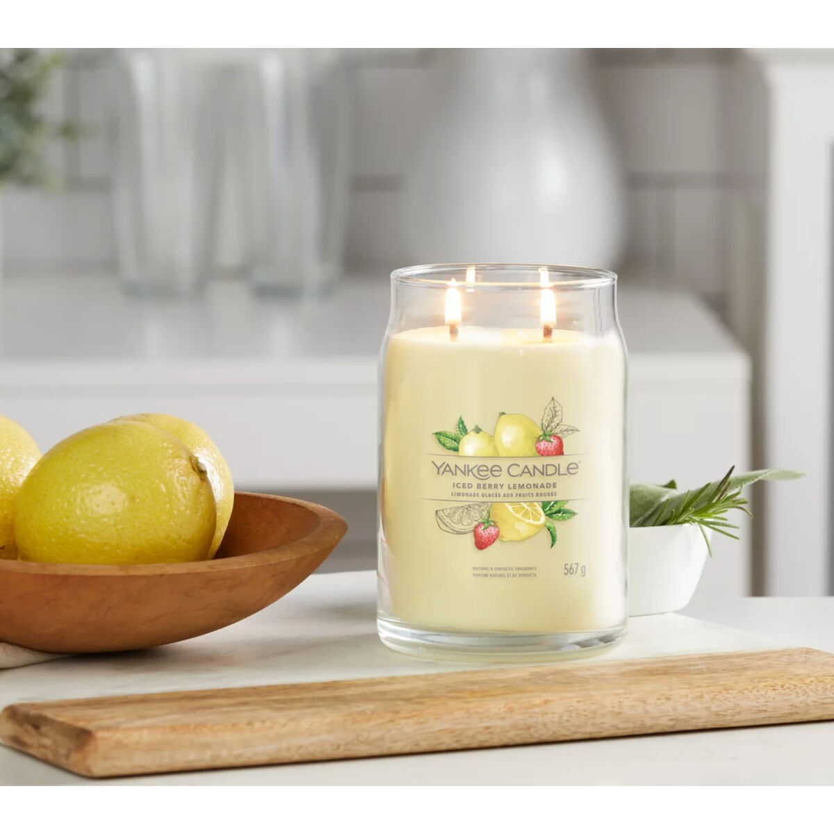 Duftlys Yankee Candle Iced Berry Lemonade 567 g